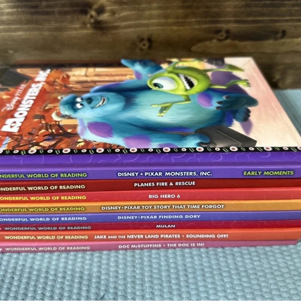 NEW Disney's Wonderful World Of Reading Collection Hardcover LOT 2011-2019 Pixar